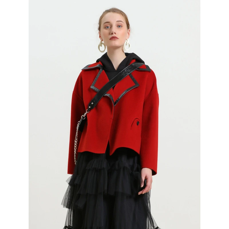 【诗语】莱芙艾迪儿双面呢大衣1D4D64260