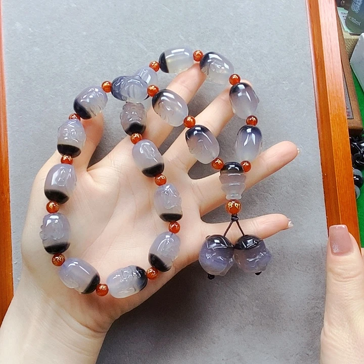 玛瑙/玉髓手持未镶嵌