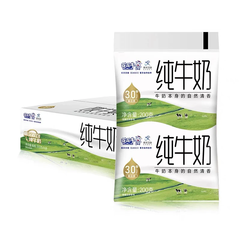 花花牛纯牛奶200g*16