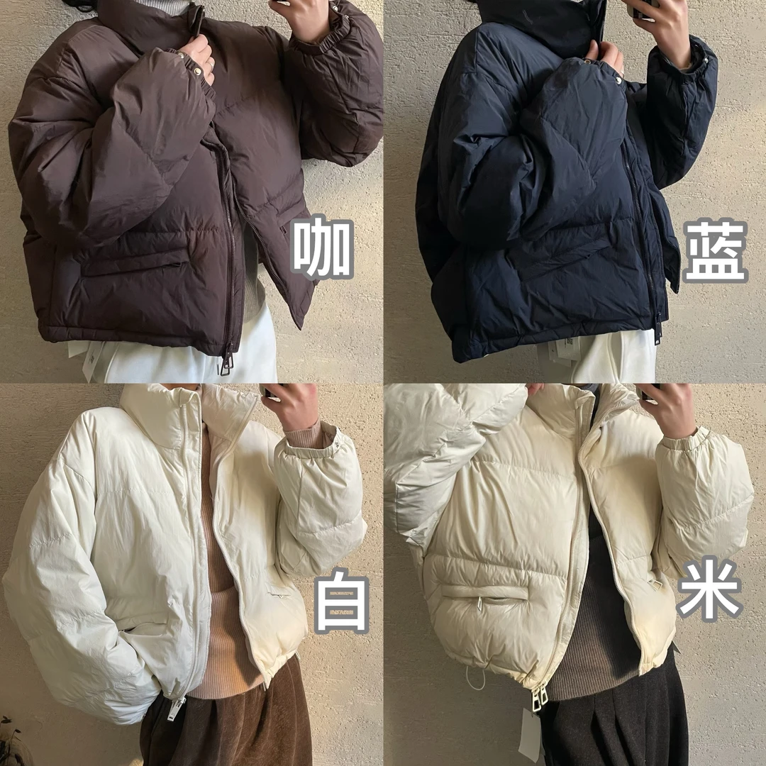 【 雨•美 推荐 】2331韩版无帽小款百搭棉服