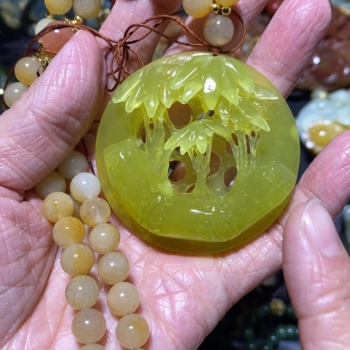岫玉岫玉吊坠未镶嵌