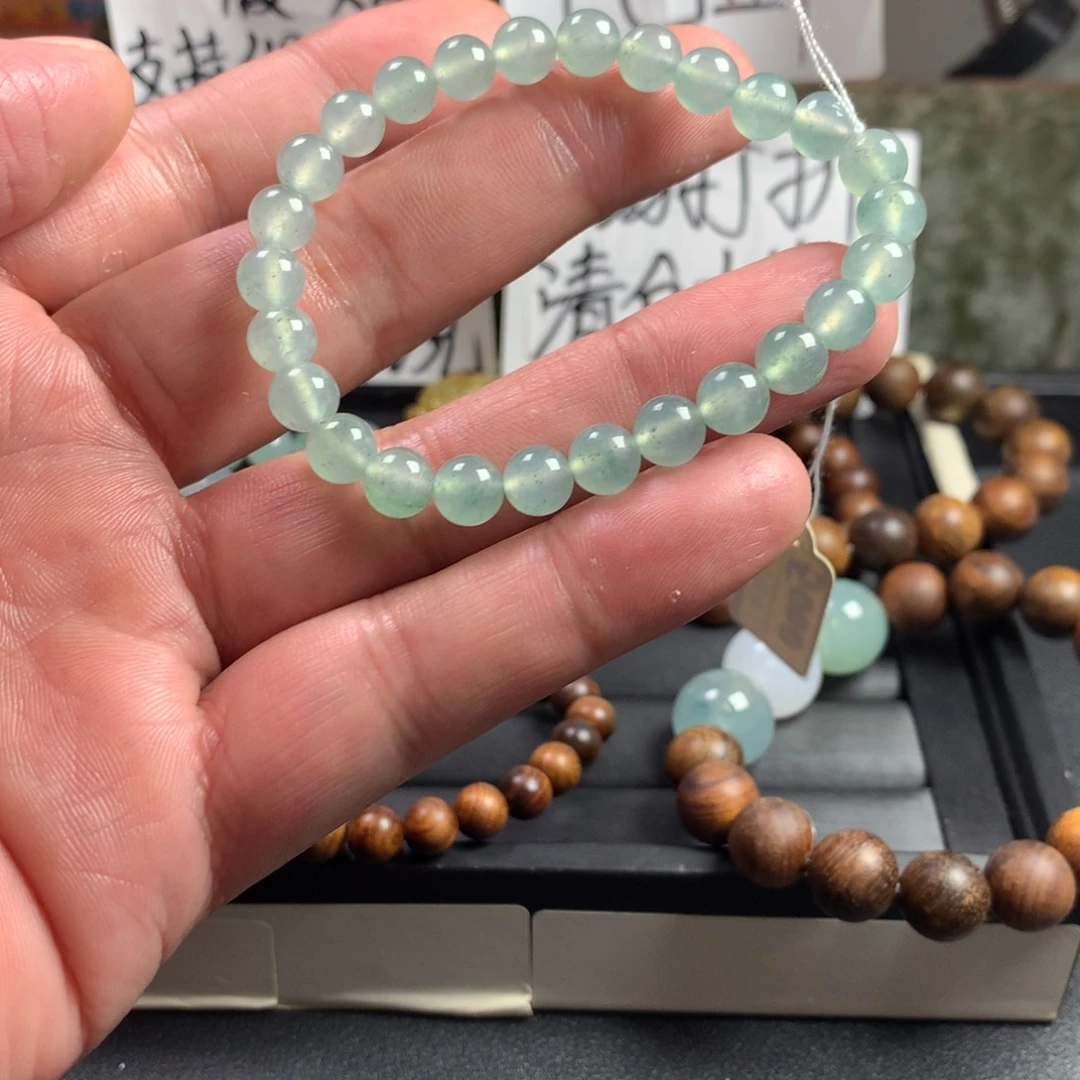 定制翡翠未镶嵌卡7.2 26颗