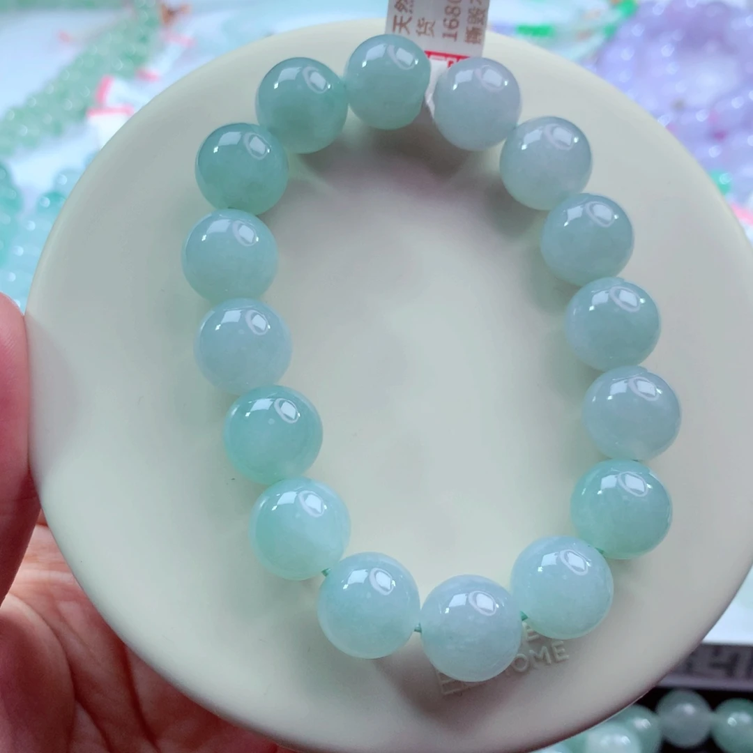 翡翠未镶嵌手链卡13