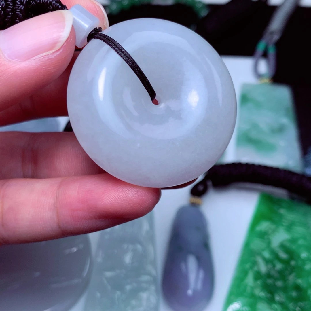 颈饰未镶嵌翡翠天然A货翡翠