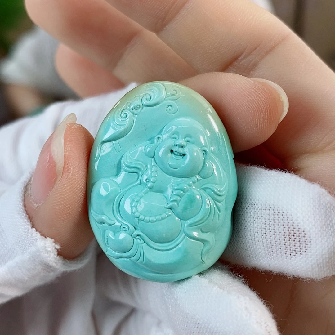未镶嵌绿松石珠宝奇石