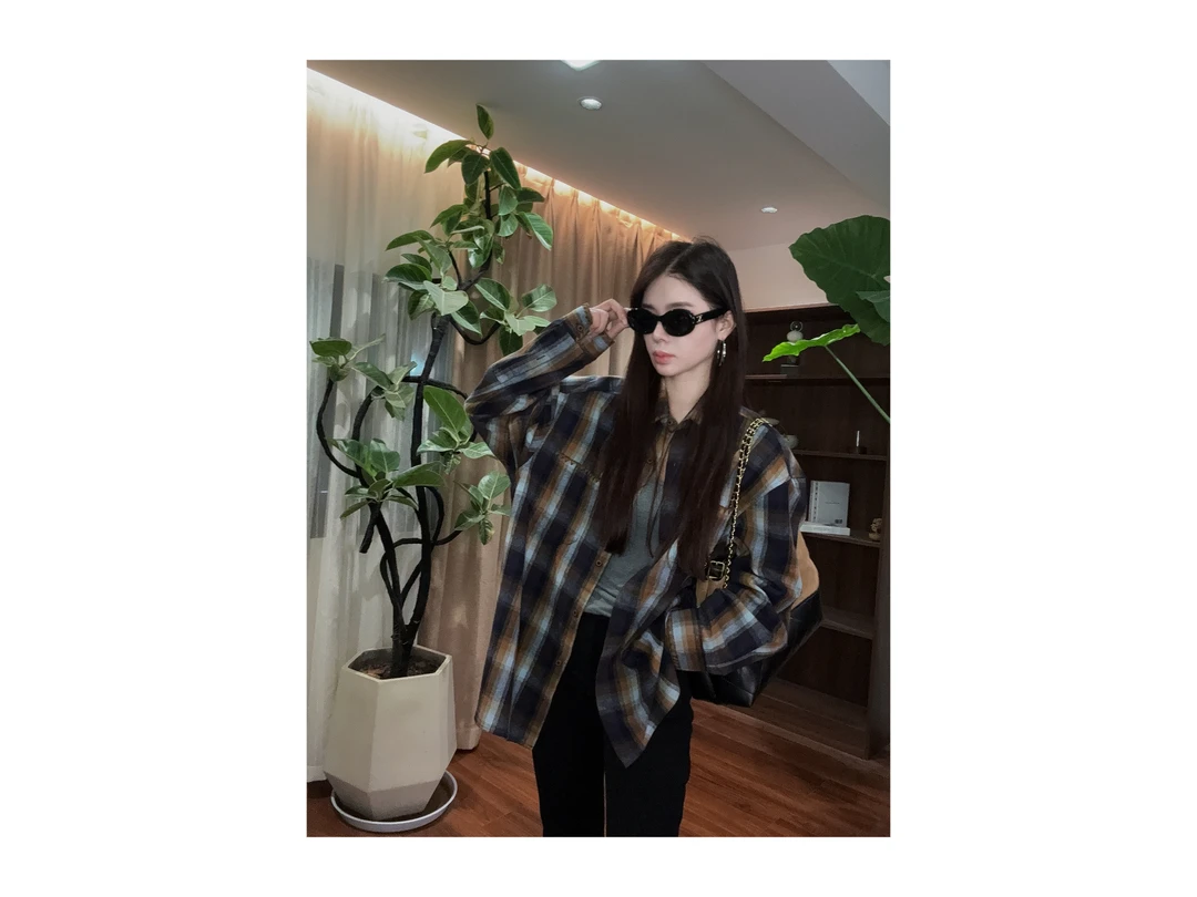 新款“可露丽”衬衫874#P03057新款末日美拉德风时髦外套