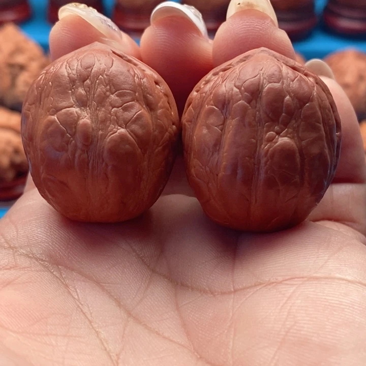 核桃精品文玩核桃手捻甲骨文