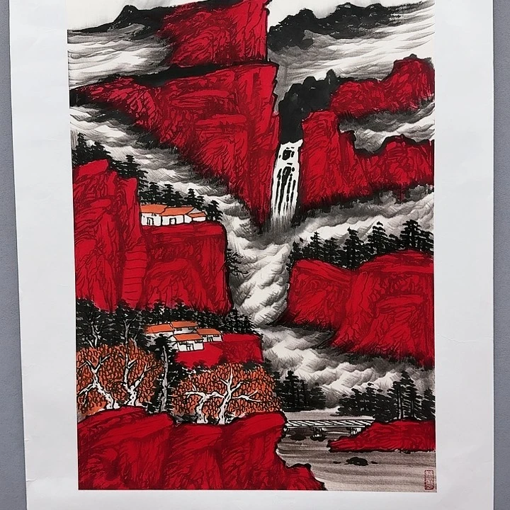 国画书法作品多次参加