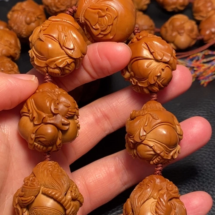 实***子手串/手链橄榄核群仙手串