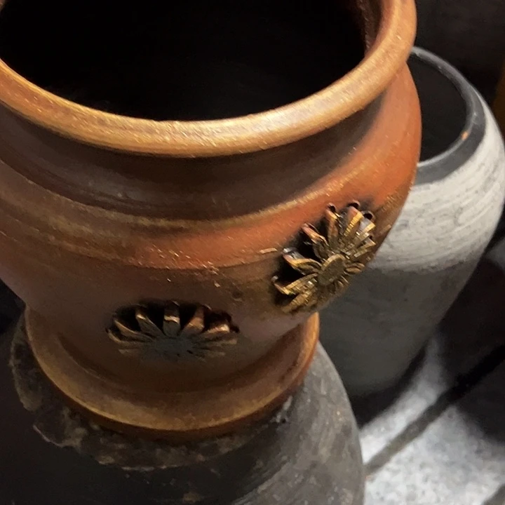 鱼尾贴花高20口18带孔