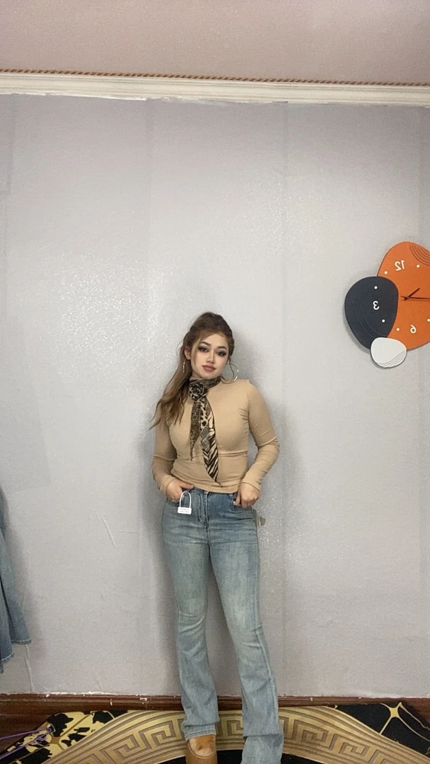 【2972】牛仔裤女秋冬款2025新款喇叭裤子高腰显瘦微喇裤时尚修身