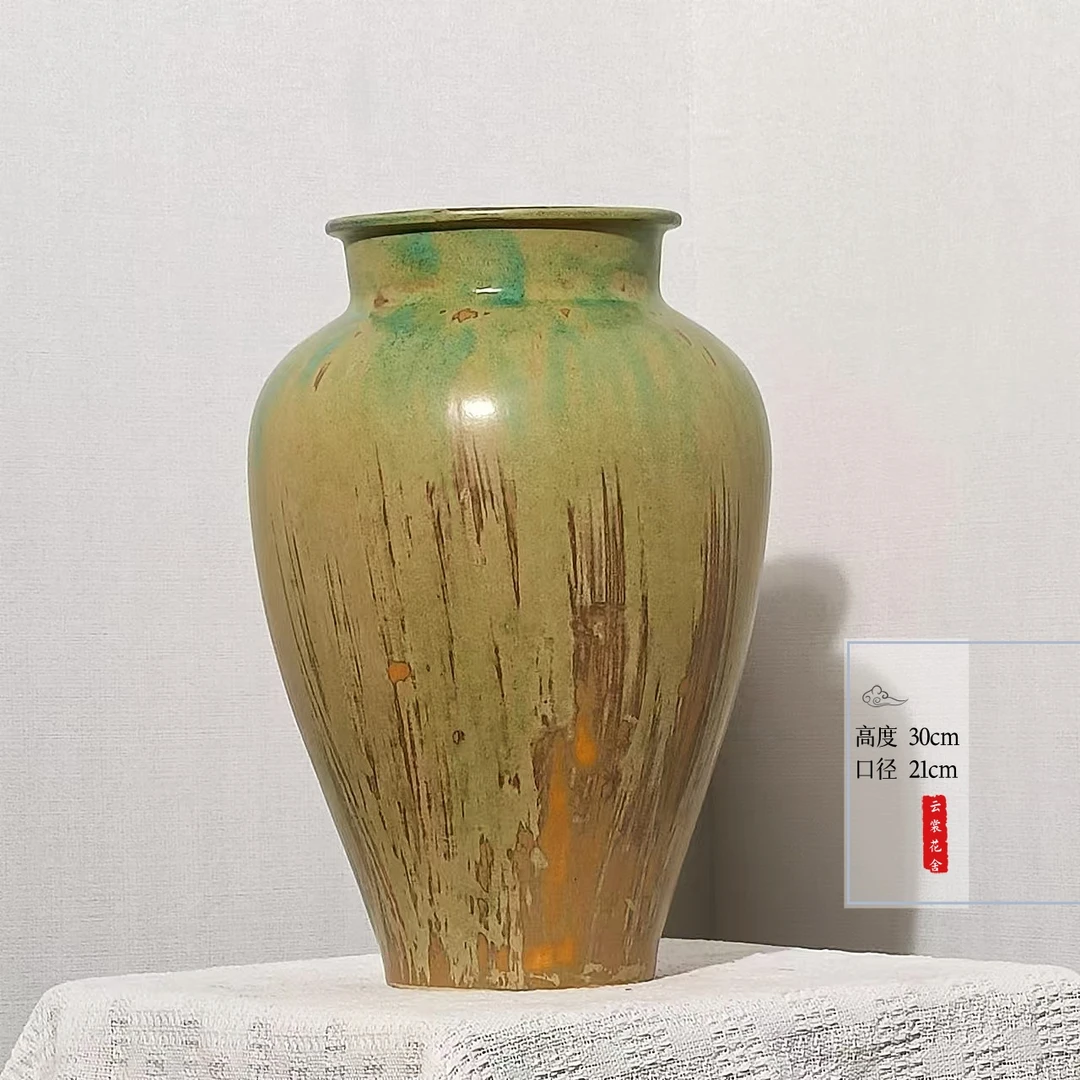 景德镇 莫奈油画陶瓷花瓶