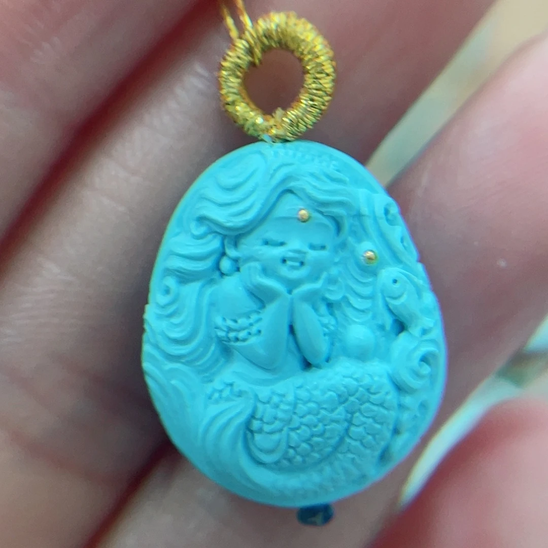 未镶嵌绿松石珠宝奇石