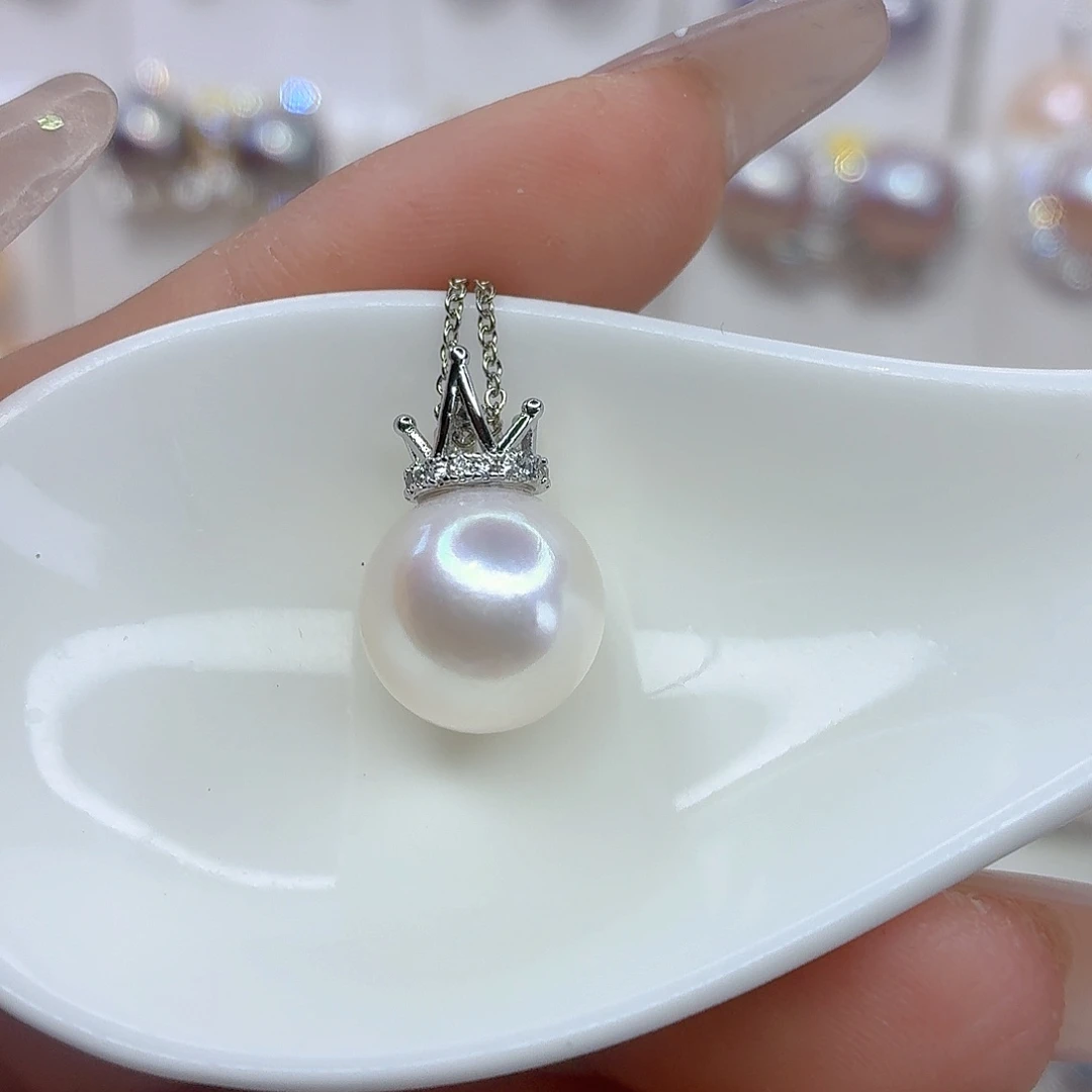 颈饰合金淡水珍珠