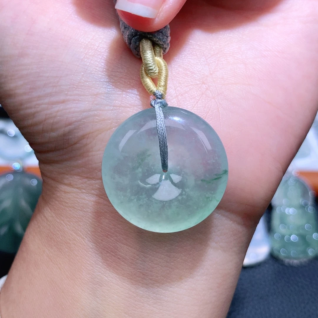 颈饰未镶嵌翡翠扣子