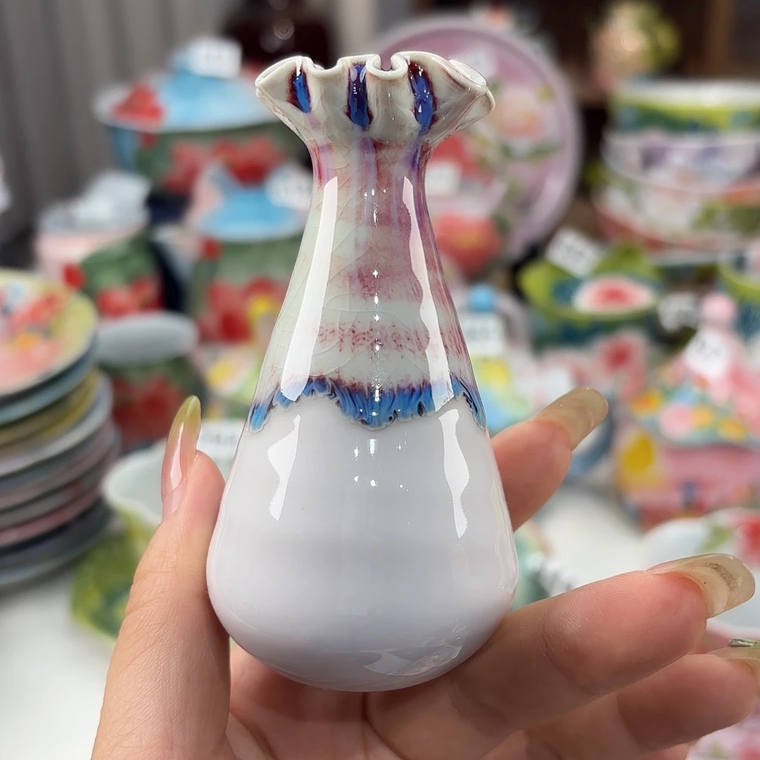 景德镇手绘高温釉下彩陶瓷茶具