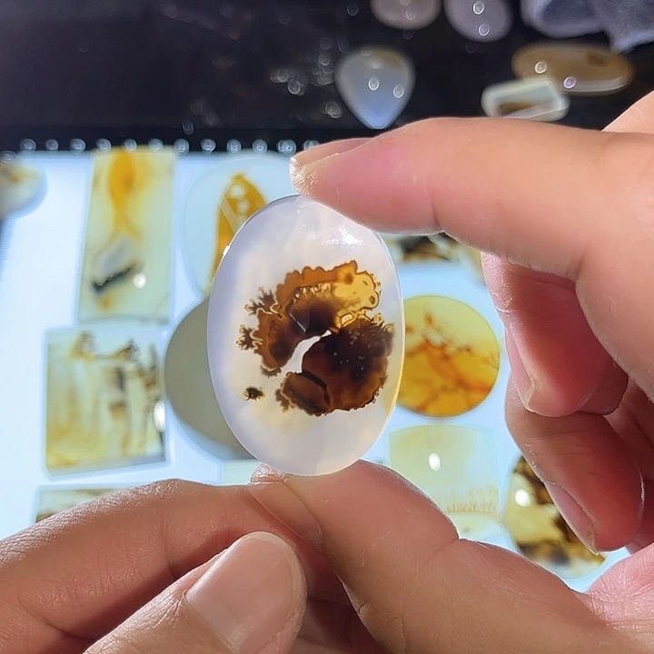 玛瑙/玉髓未镶嵌吊坠(不含链)