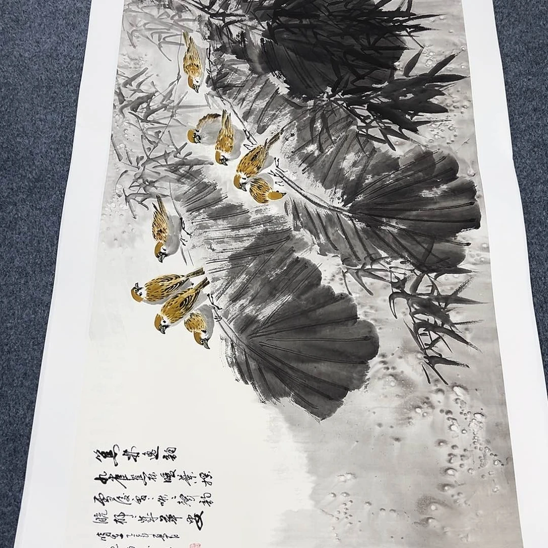 国画纯手绘作品欣赏图