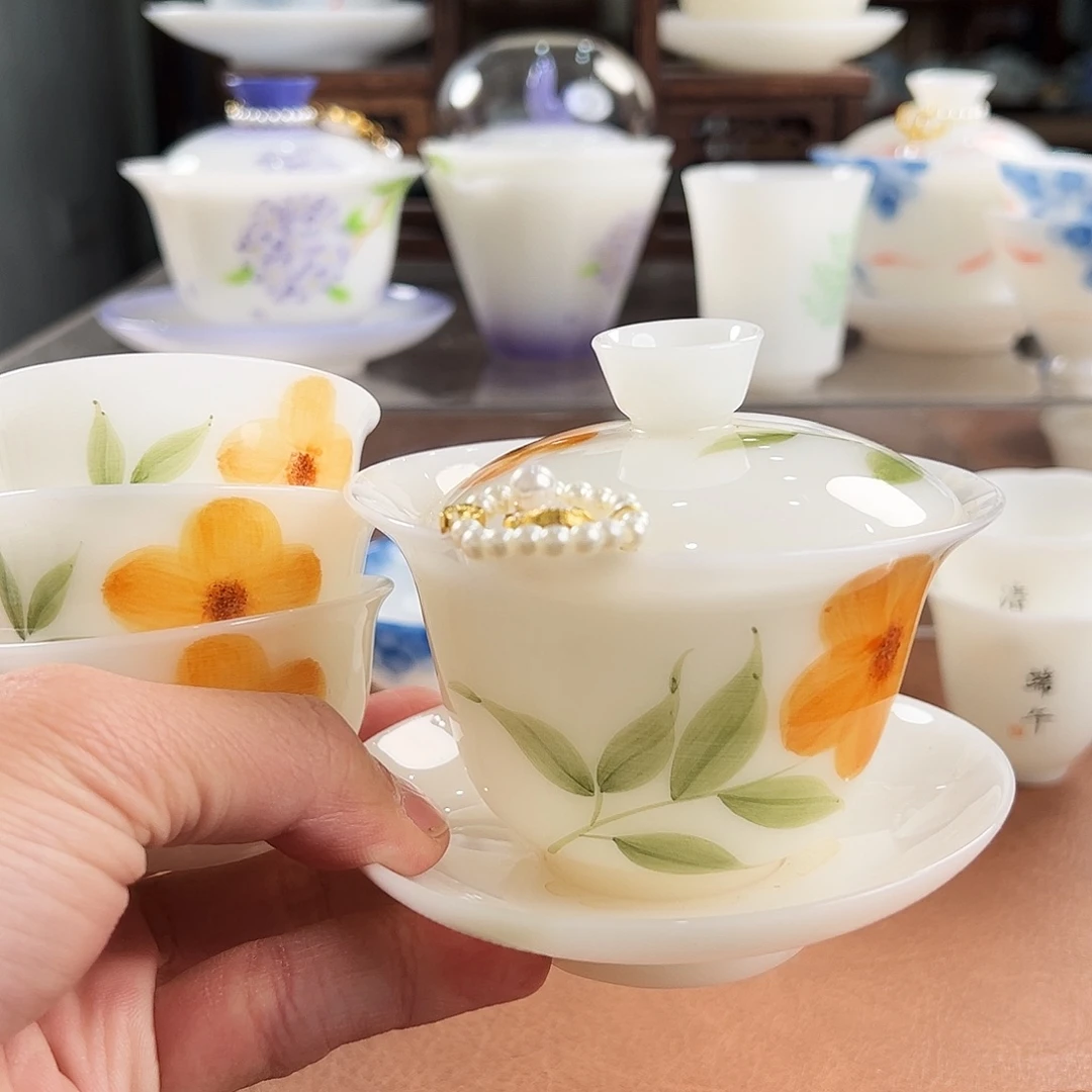 陶杯子璞玉陶瓷茶具分享给您