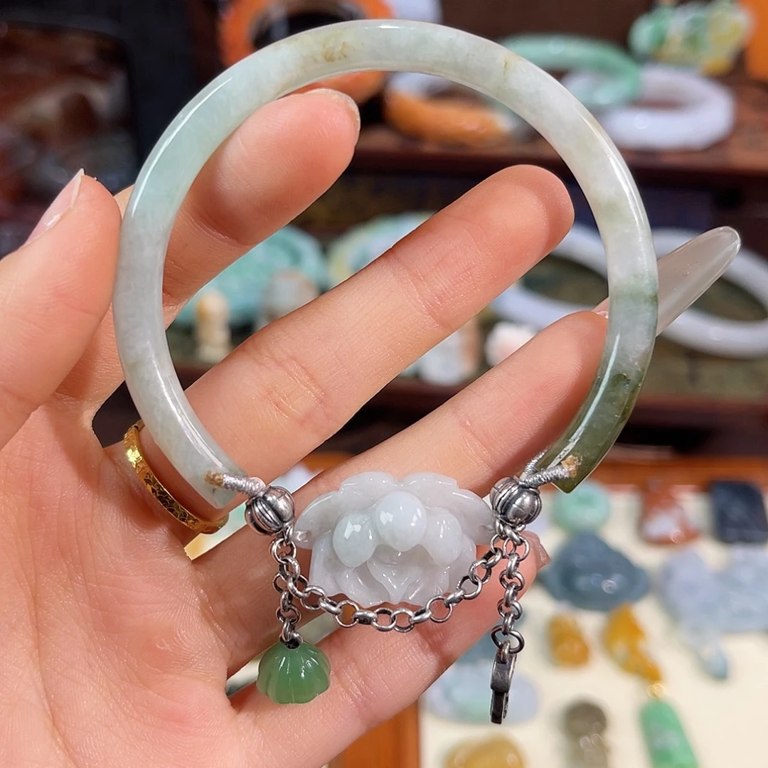 翡翠未镶嵌手链手链