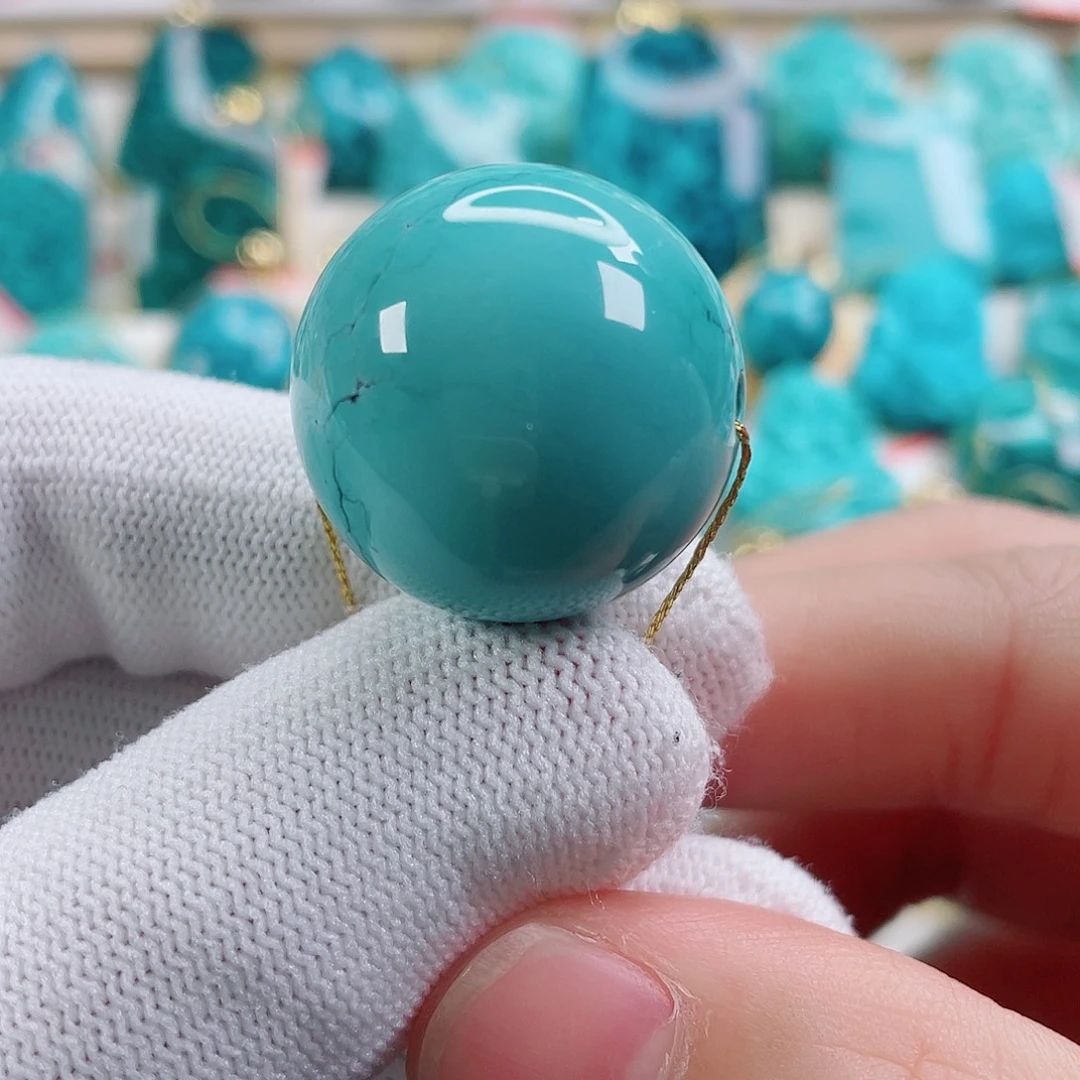 绿松石未镶嵌颈饰直径24