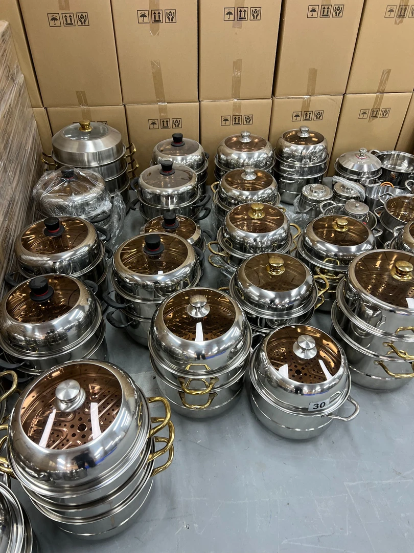 (K-开头）杂款尾货处理蒸锅汤锅炒锅奶锅勺子叉子外贸出口尾货