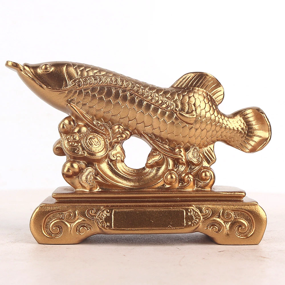 工厂搬迁金龙鱼家居摆件长10cm宽10cm高7cm