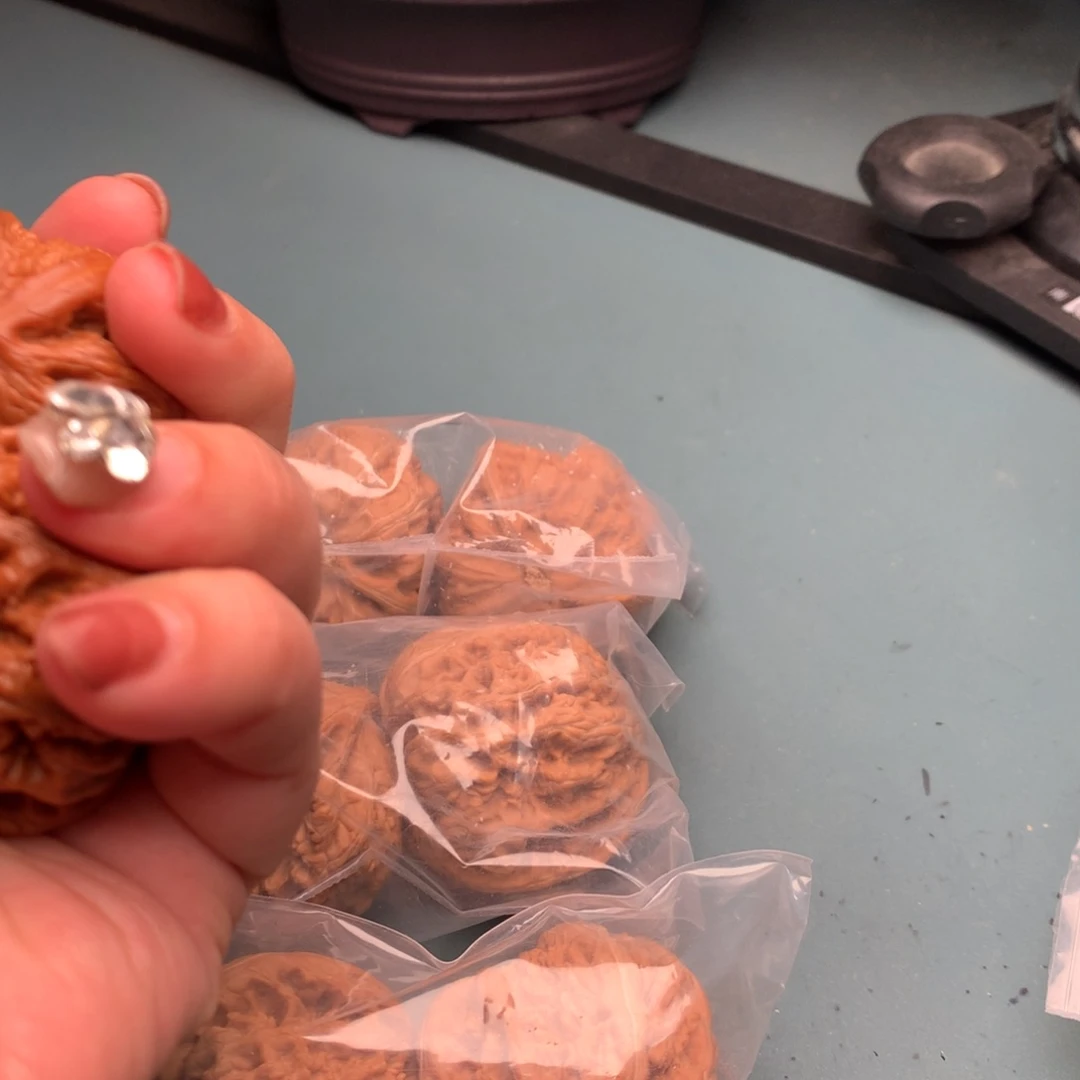 文玩核桃把件粗筋4849