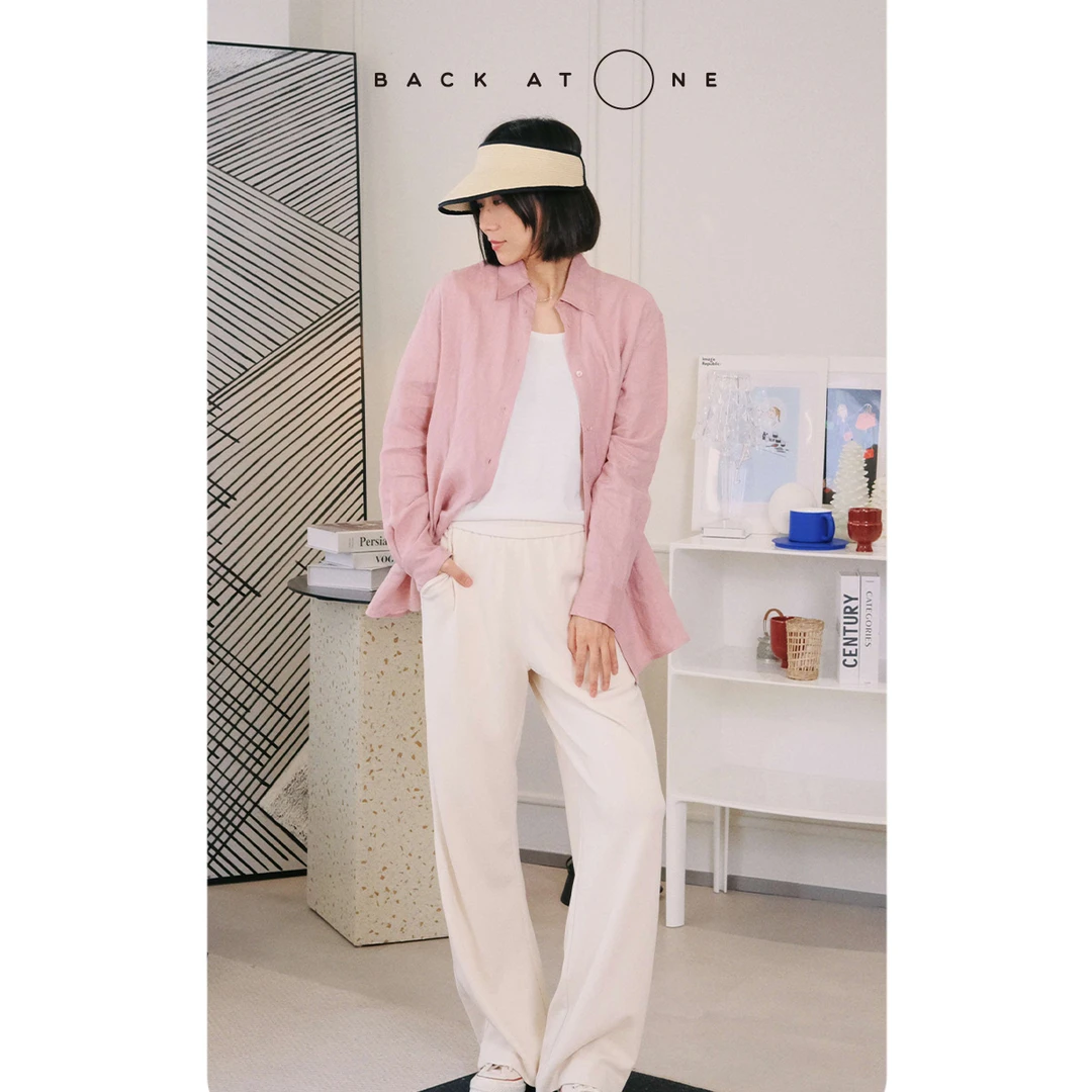 BackAtOne “香草奶芙”冰激淋弹嫩松紧腰时尚空气裤 BES-2AI143K-C