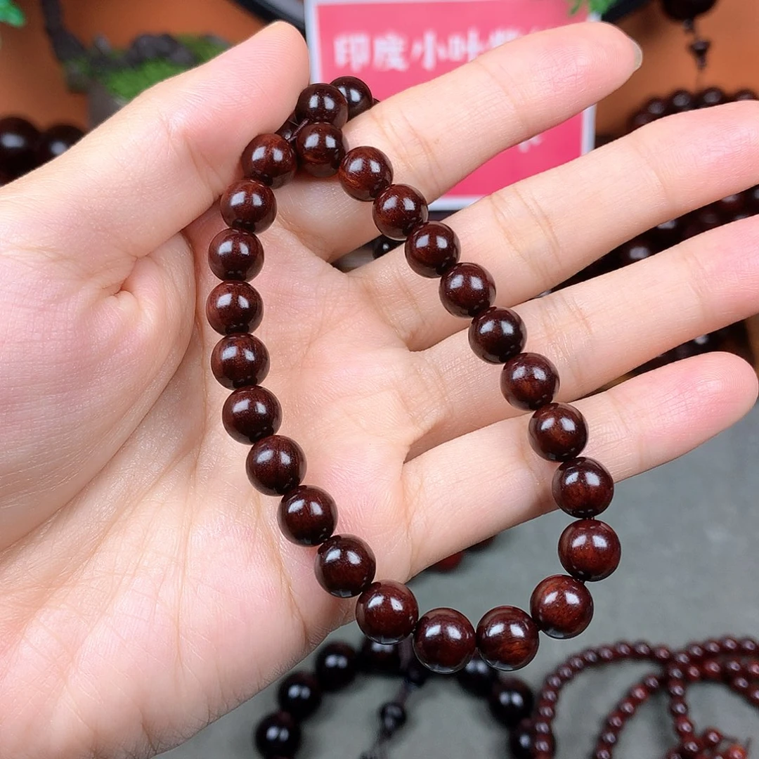 木宝阁小叶紫檀手串尺寸8mm（现货实拍）