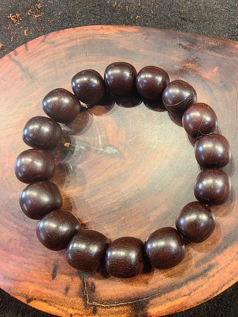 印度小叶紫檀老料13+14老型单圈