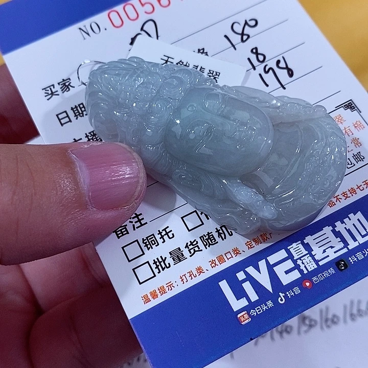 翡翠未镶嵌颈饰0****1