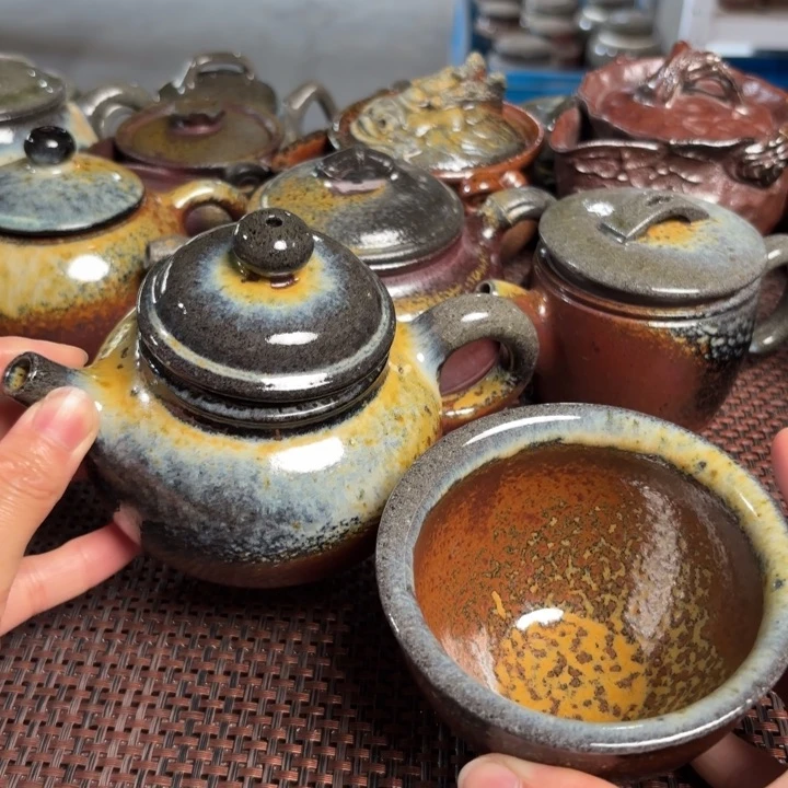 茶杯紫砂容天束口