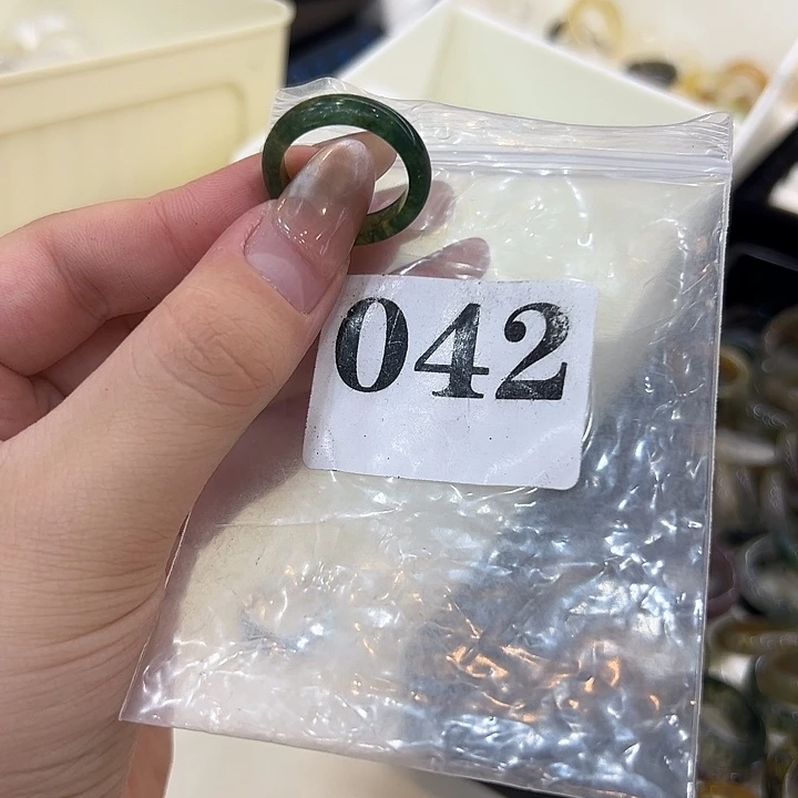 玛瑙/玉髓合金戒指42港18
