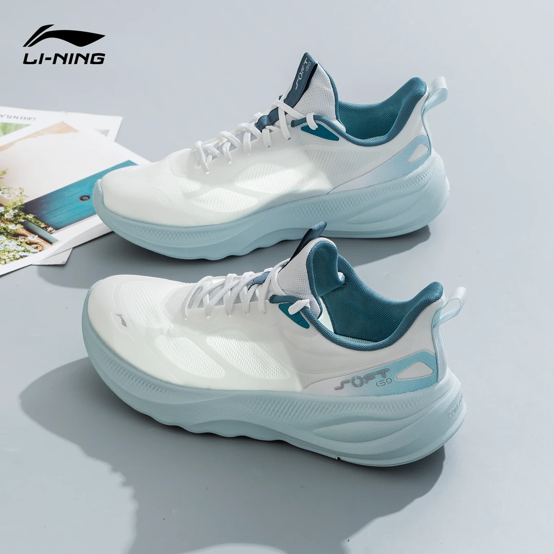 【一秒入夏】李宁男鞋SOFT单网透气商场同款夏季薄网跑鞋