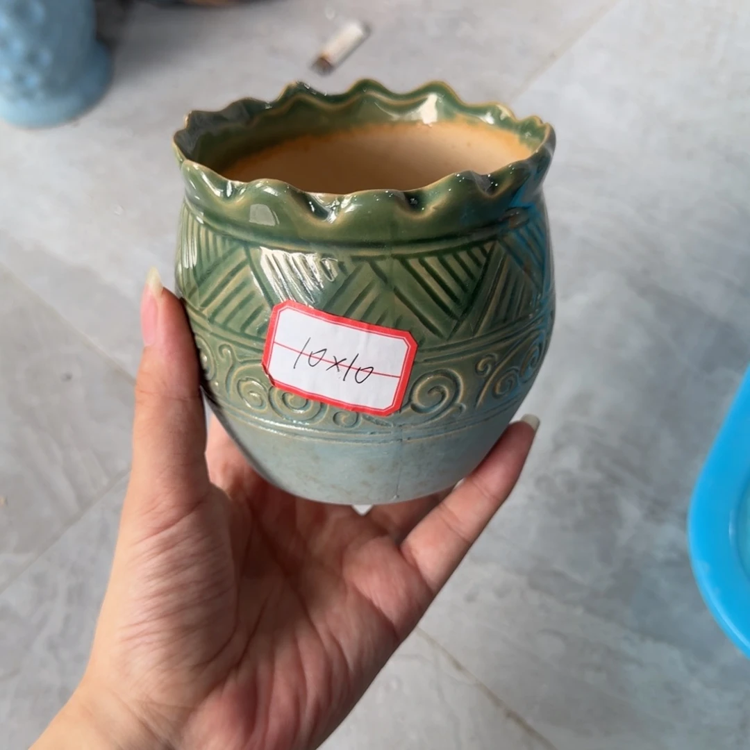 紫砂花盆粗陶粗陶