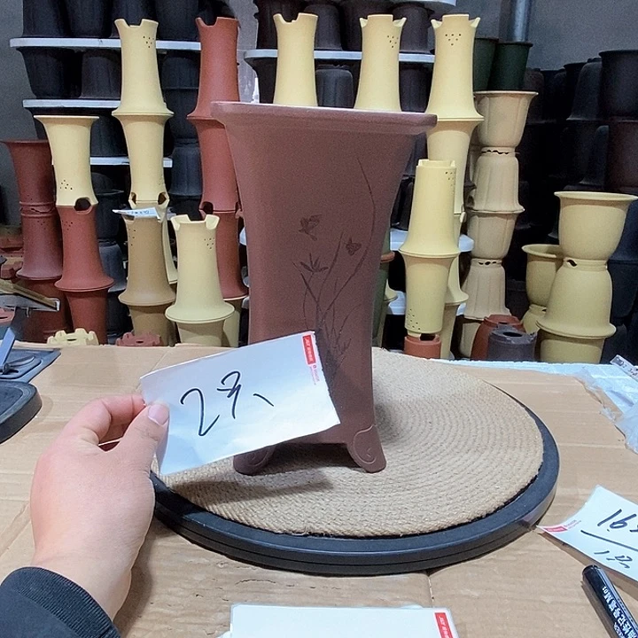 紫砂花盆紫砂花盆