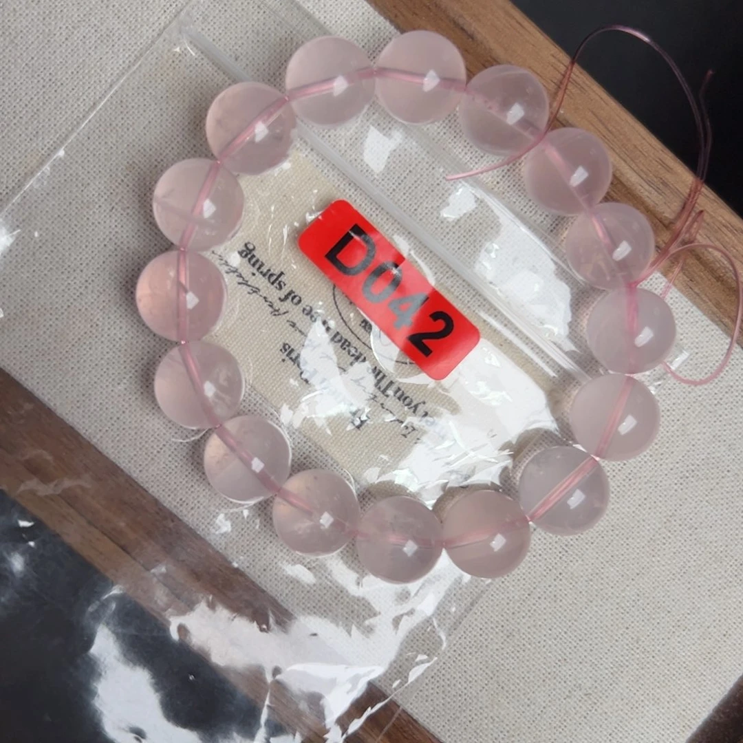 未镶嵌手链水晶莫桑比克粉水12+