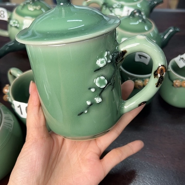 溪***谷小米茶器龙泉云间青瓷