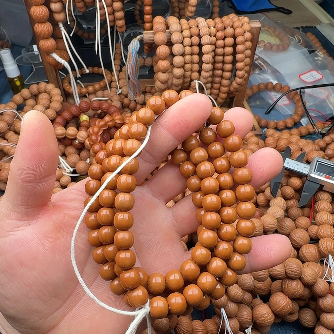 青***花猴头核桃手串猴头核桃老型108全品