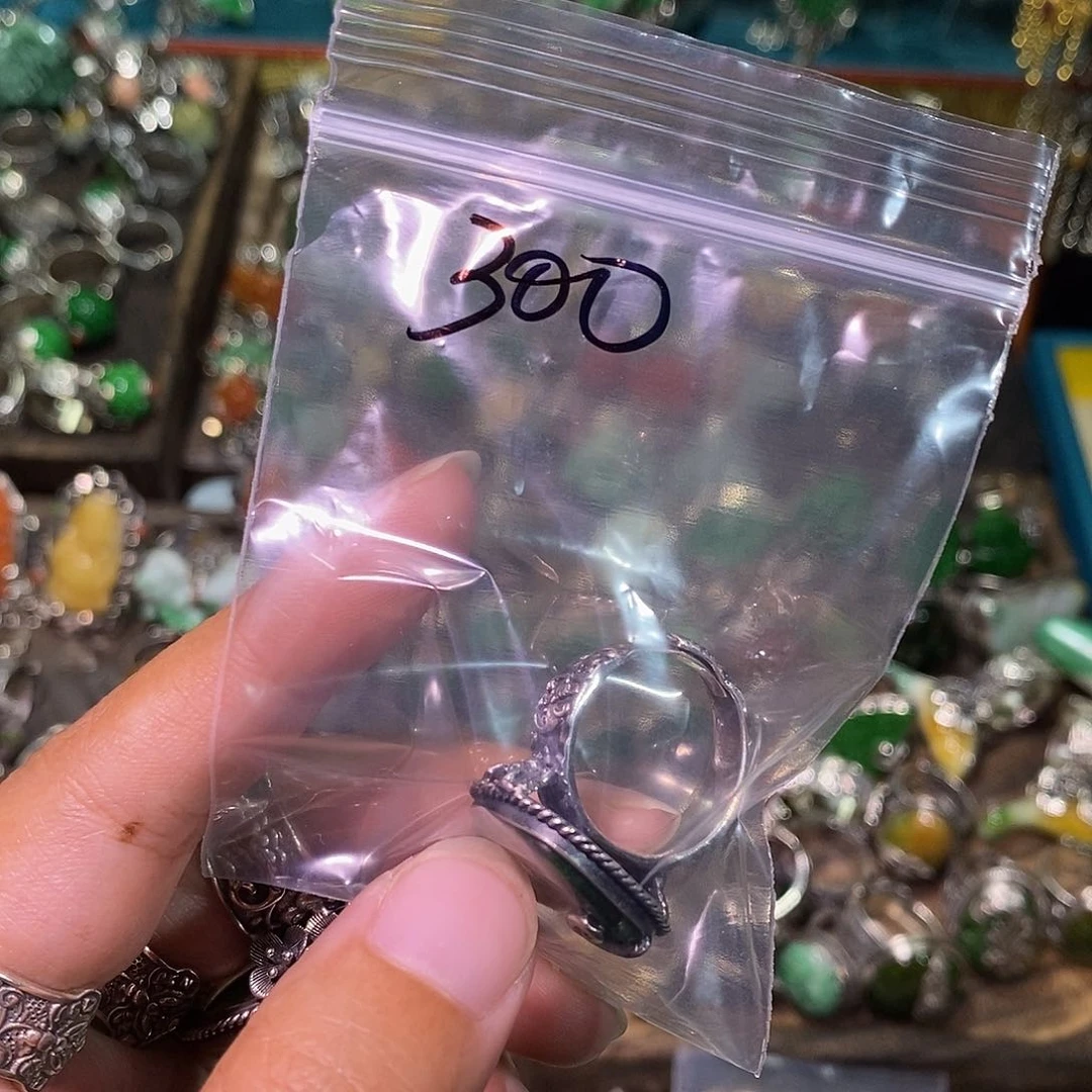 散珠翡翠秋*戒指炸炸炸炸炸