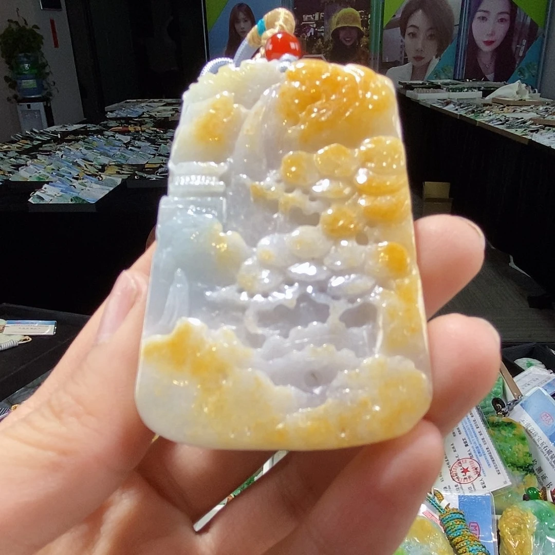 颈饰未镶嵌翡翠翡翠