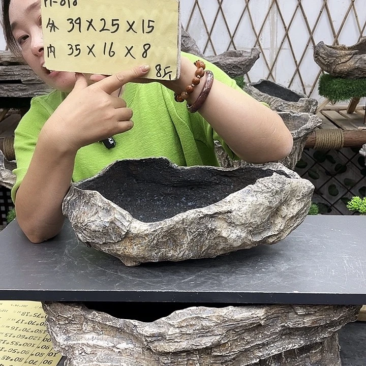 盆景盆异性花盆鱼缸p1-018