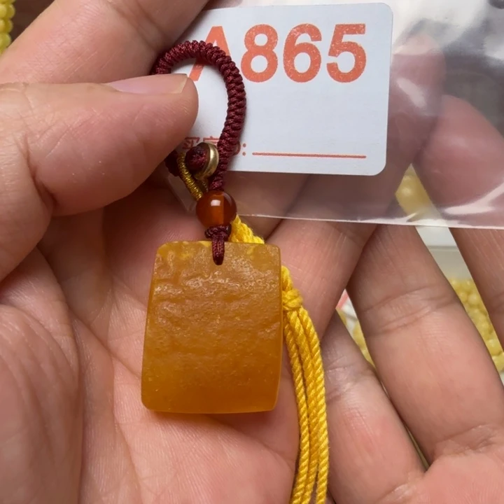 琥珀未镶嵌裸石琥珀蜜蜡吊坠配饰