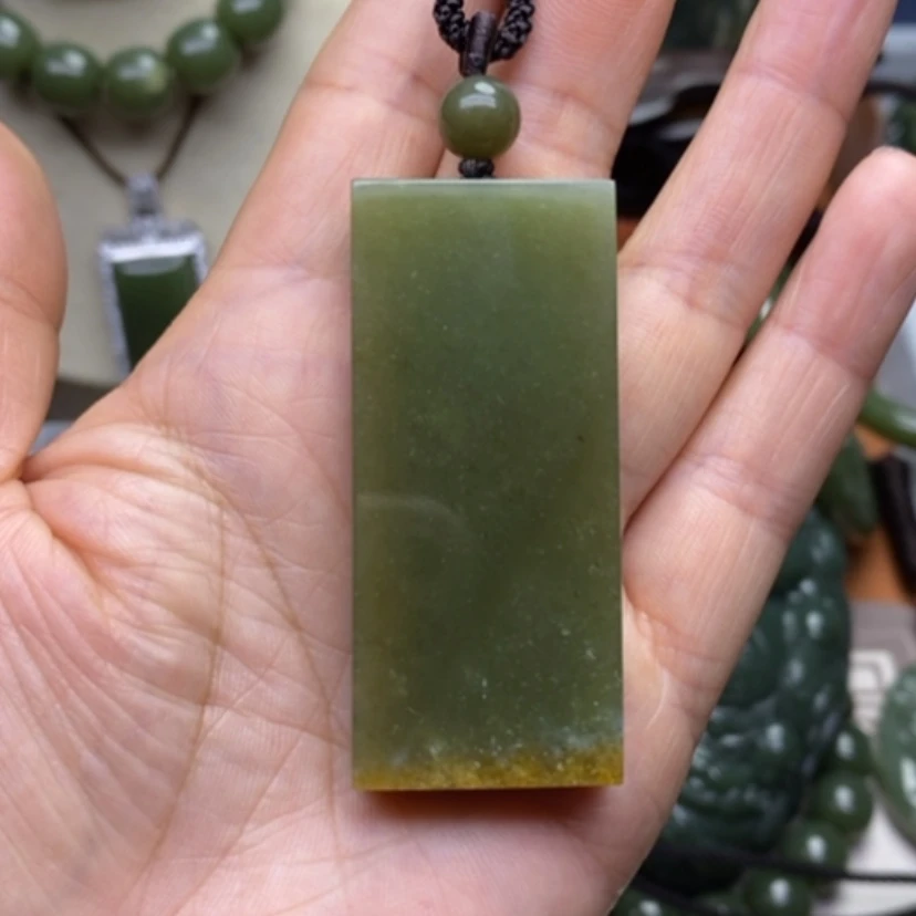 【闪购商品】岫岩河磨玉（透闪石质玉）未镶嵌挂件