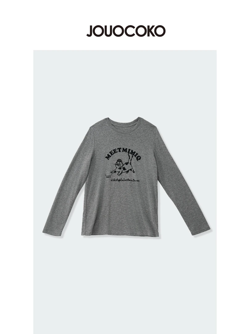 JOUOCOKO 25ss猫咪T恤