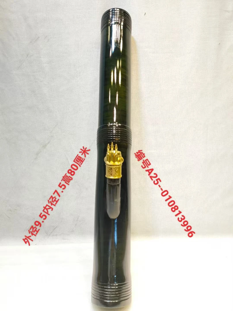 13996号缅甸金丝楠木水咽筒整体无拼接风干老料不易开裂变形