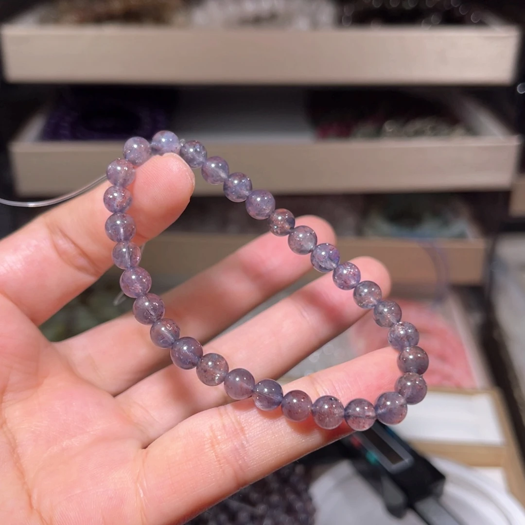 水晶未镶嵌手链瑾青006