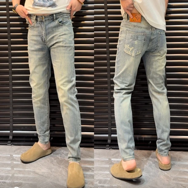 88721-夏季薄料新款男士欧货高端牛仔裤
