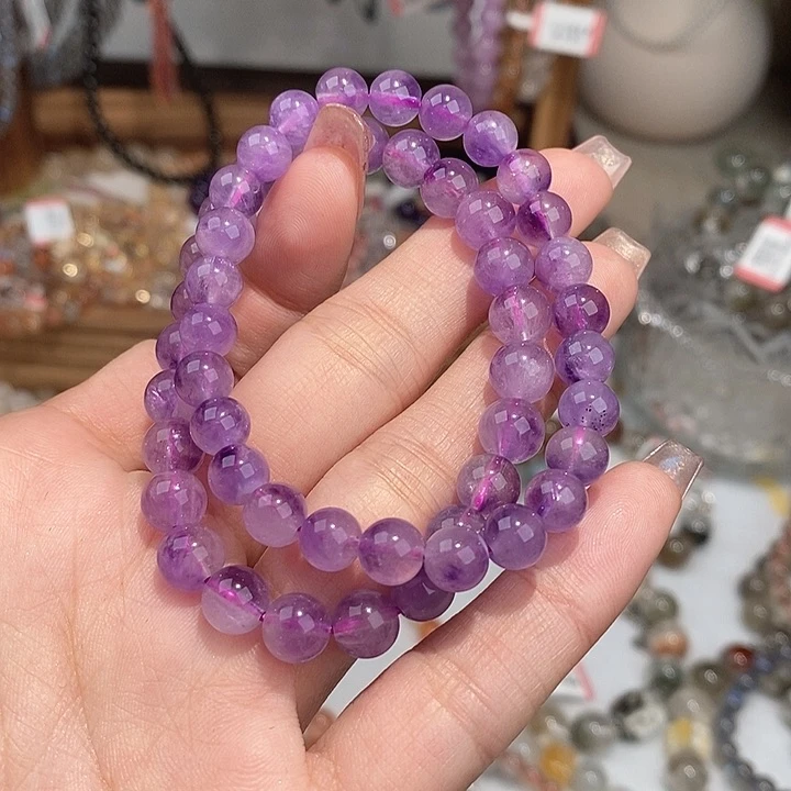 水晶无未镶嵌紫超七卡7